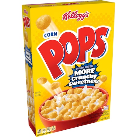 Kelloggs Kellogg's Corn Pops Cereal 10 oz. Box, PK16 3800019870